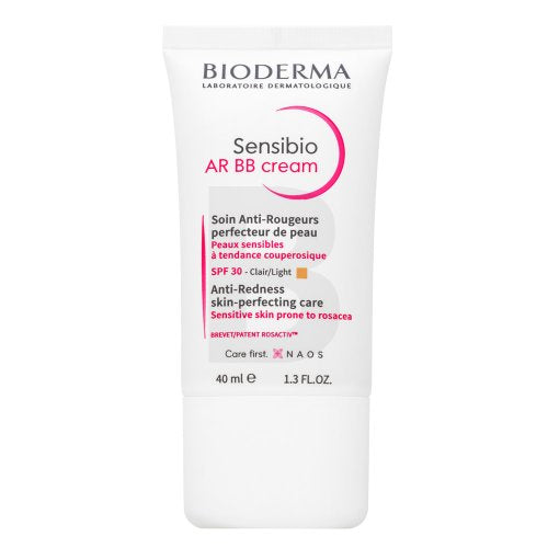 Bioderma Sensibio BB krem AR BB Cream Anti-Redness Skin-Perfecting Care Claire Light 40 ml
